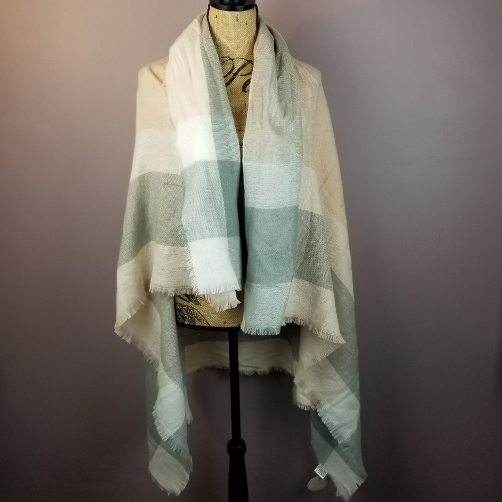 Studio NYC Scarf Striped Wrap Shawl Amiee Lynn
